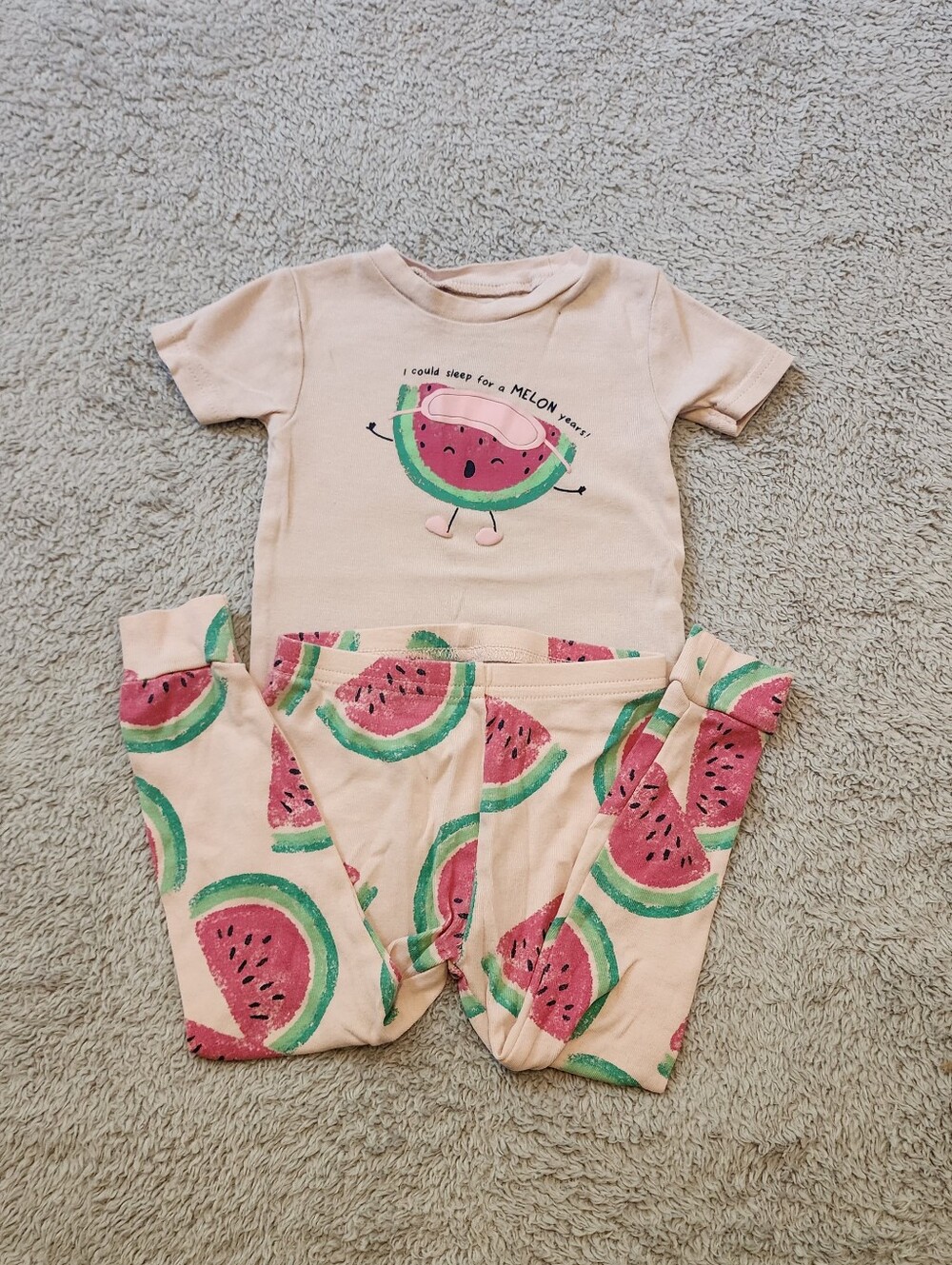 18mo Carters Watermelon Pjs
